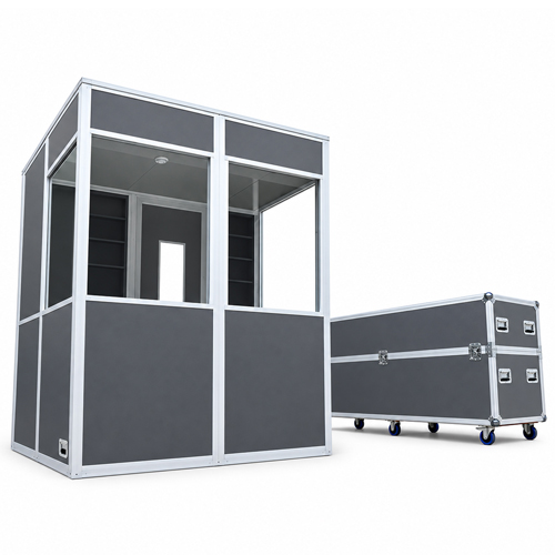 Cabine d'interprétation double